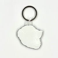Monkey Head Key Chain