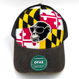 Bad Monkey MD Flag Trucker Hat