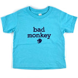 Bad Monkey Stacked Logo Toddler T-Shirt