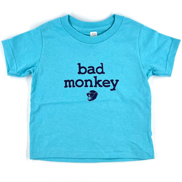 Bad Monkey Stacked Logo Toddler T-Shirt