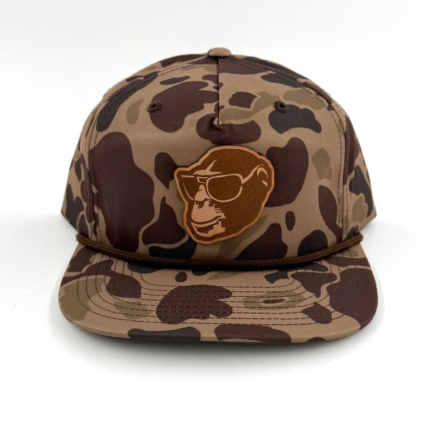 Monkey Head Duck Camo Rope Hat