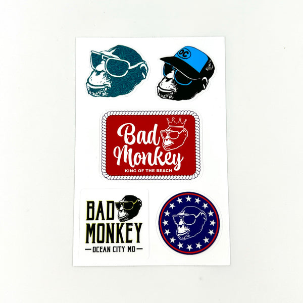 Bad Monkey Sticker Sheet v1