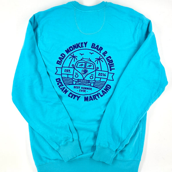 Bad Monkey Summer Bus Crew Sweatshirt