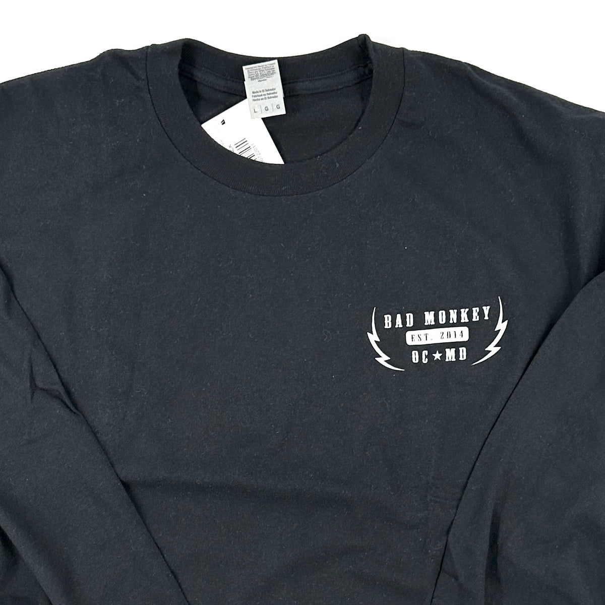 Bad Monkey Biker Patch Long Sleeve T-Shirt – Bad Monkey OC
