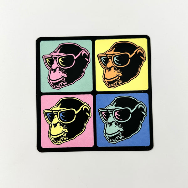 Pop Art Monkey Sticker