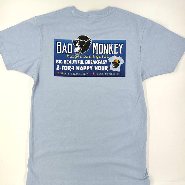 Bad Monkey Billboard Short Sleeve T-Shirt