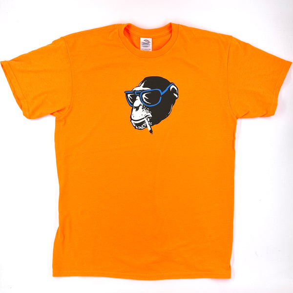 Monkey Head (smoking) Short Sleeve T-shirt