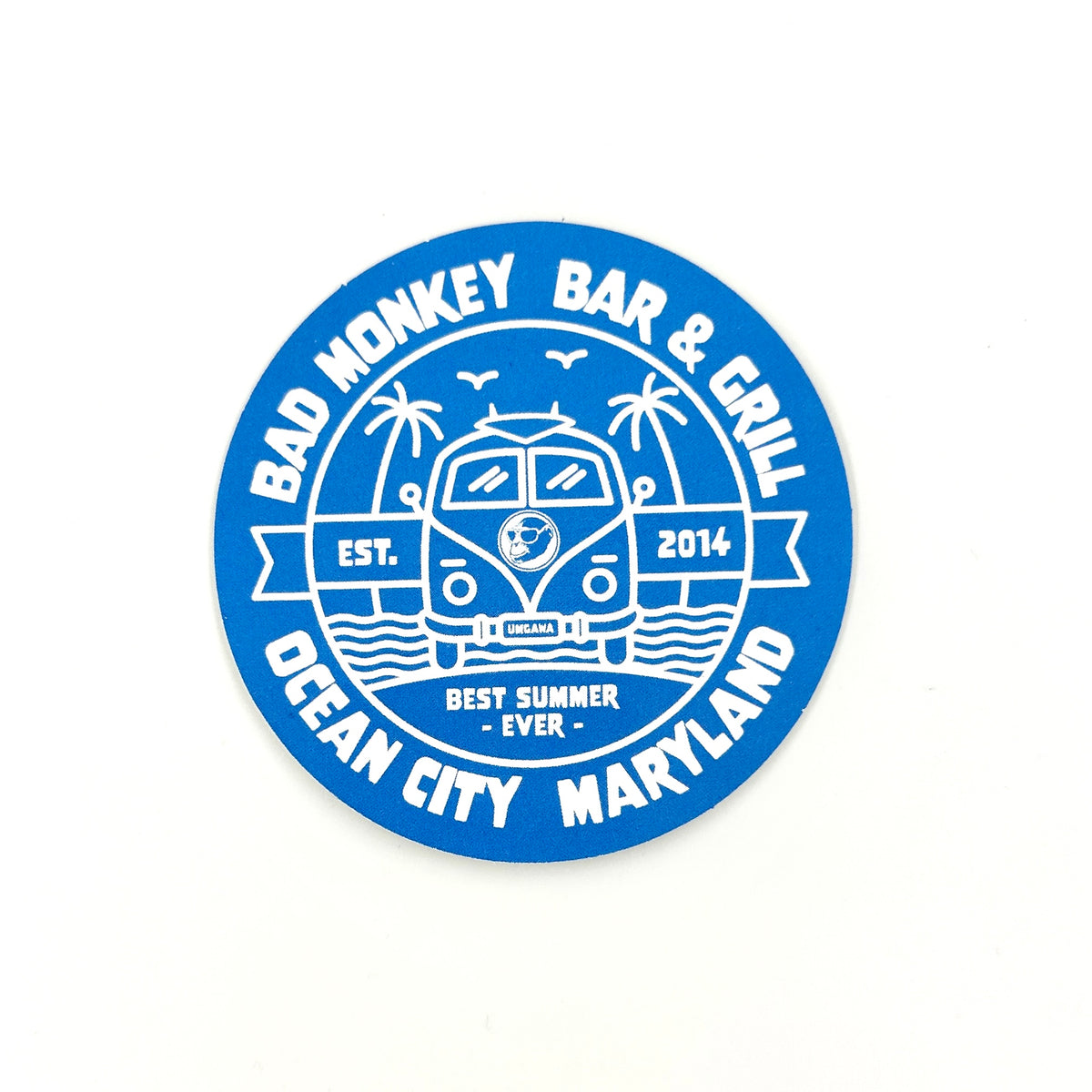 Bad Monkey Summer Bus Sticker – Bad Monkey OC