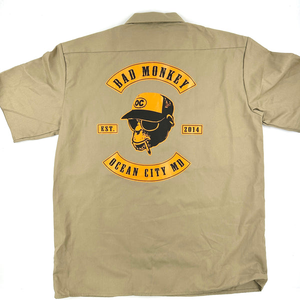 Bad Monkey Biker Patch Work Shirt