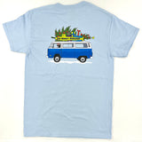 Bad Monkey Christmas Bus Short Sleeve T-shirt