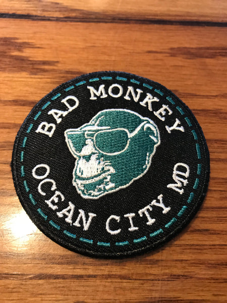 Bad Monkey Hangtag Embroidered Patch