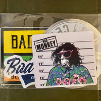 Bad Monkey Sticker Pack (5)