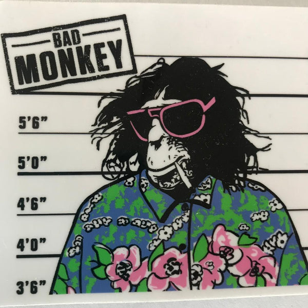 Mugshot Monkey Sticker