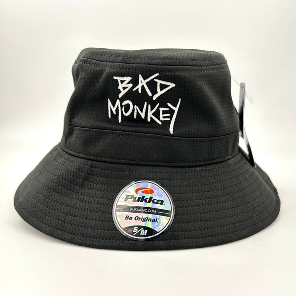 Monkey Scratch Large Brim Bucket Hat