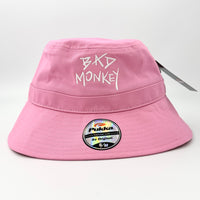 Monkey Scratch Large Brim Bucket Hat
