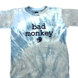 Stacked Monkey Tie Dye Short Sleeve Youth T-Shirt