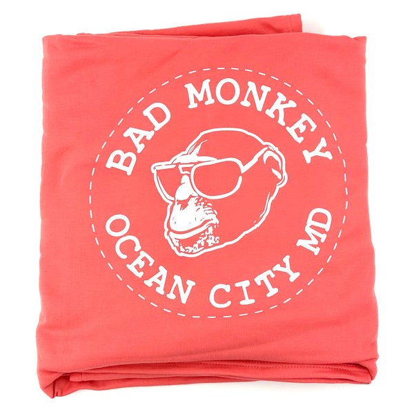 Bad Monkey Hang Tag Blanket