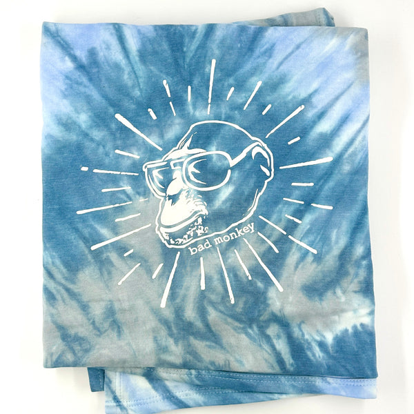 Radiant Monkey Tie Dye Blanket