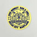 Bad Monkey Summer Bus Sticker