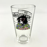 Mugshot Monkey Pint Glass