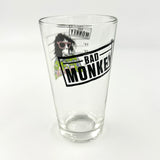 Mugshot Monkey Pint Glass